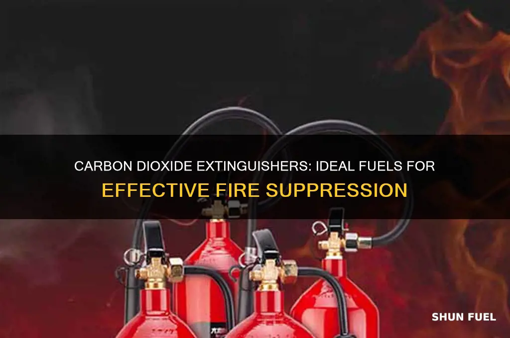 which fuels are carbon dioxide extinguishers used for