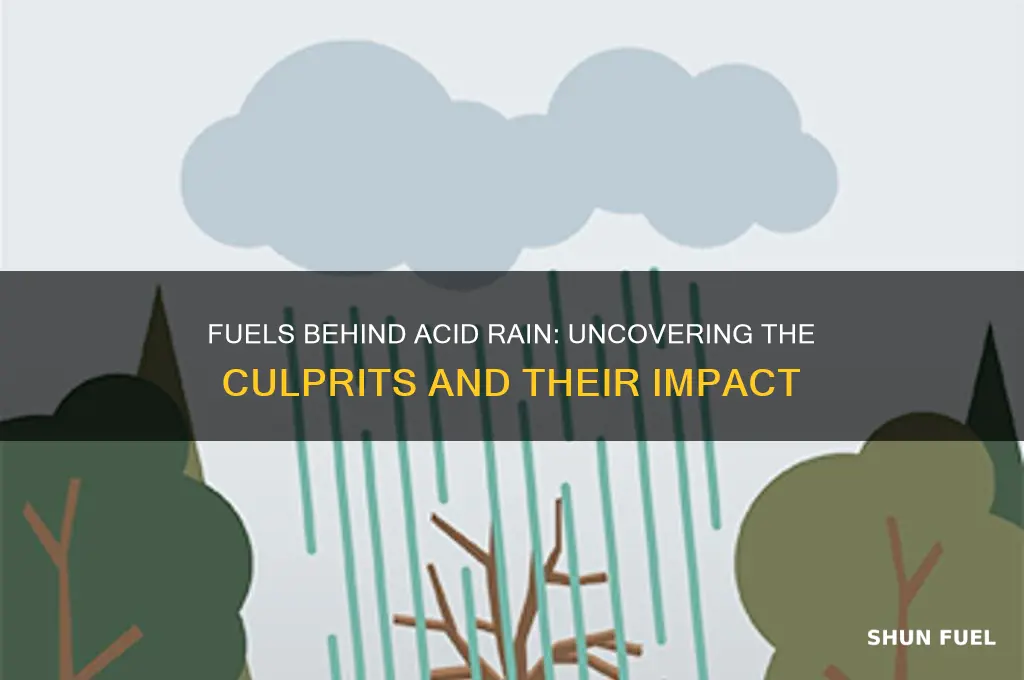 which fuels cause acid rain