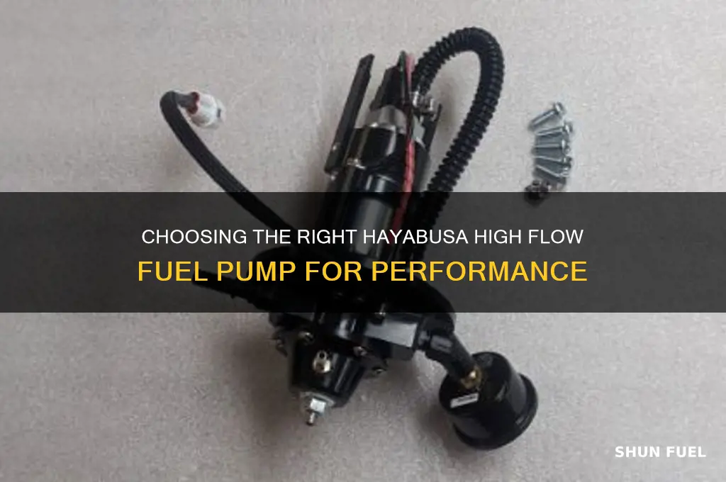which hayabusa high flow fuel pump to get