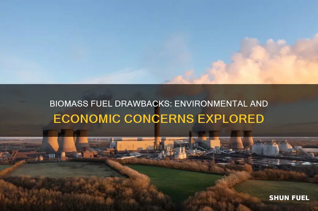 which is a possible disadvantage of using biomass as fuel