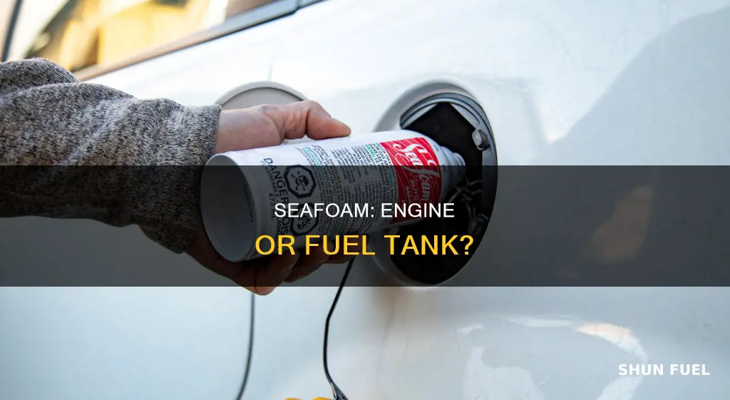 which is better seafoam in the engine or fuel tank