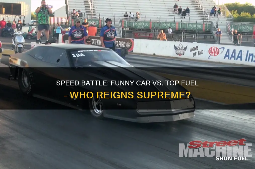 which is faster funny car or top fuel