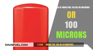 Fuel Filter Efficiency: 40 vs 100 Microns