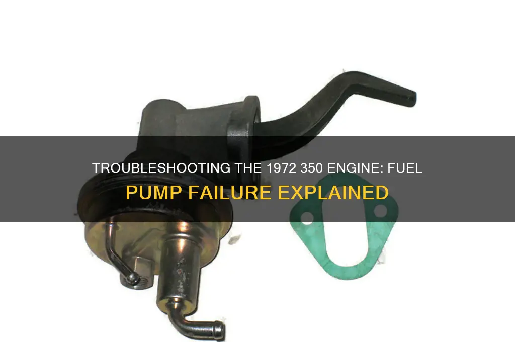 which is fuel out on a 72 350 fuel pump