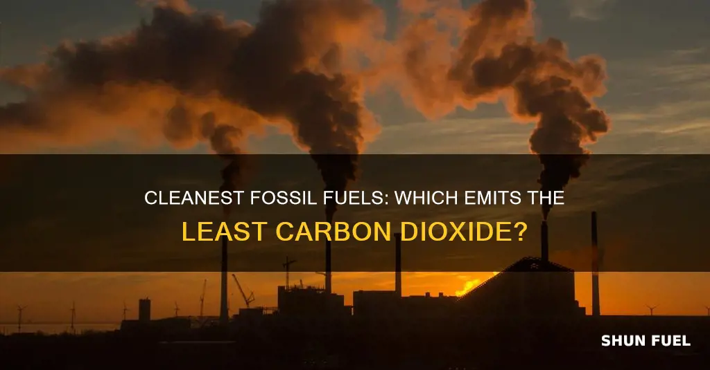 which is the cleanest burning fossil fuel least carbon dioxide