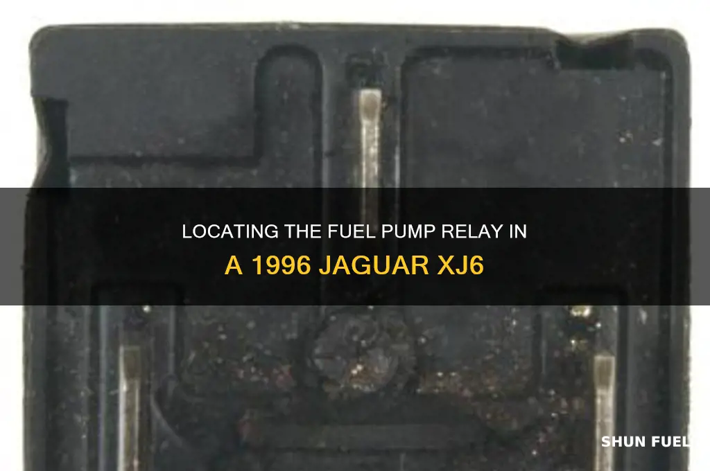 which is the fuel pump relay on 96 jaguar xj6