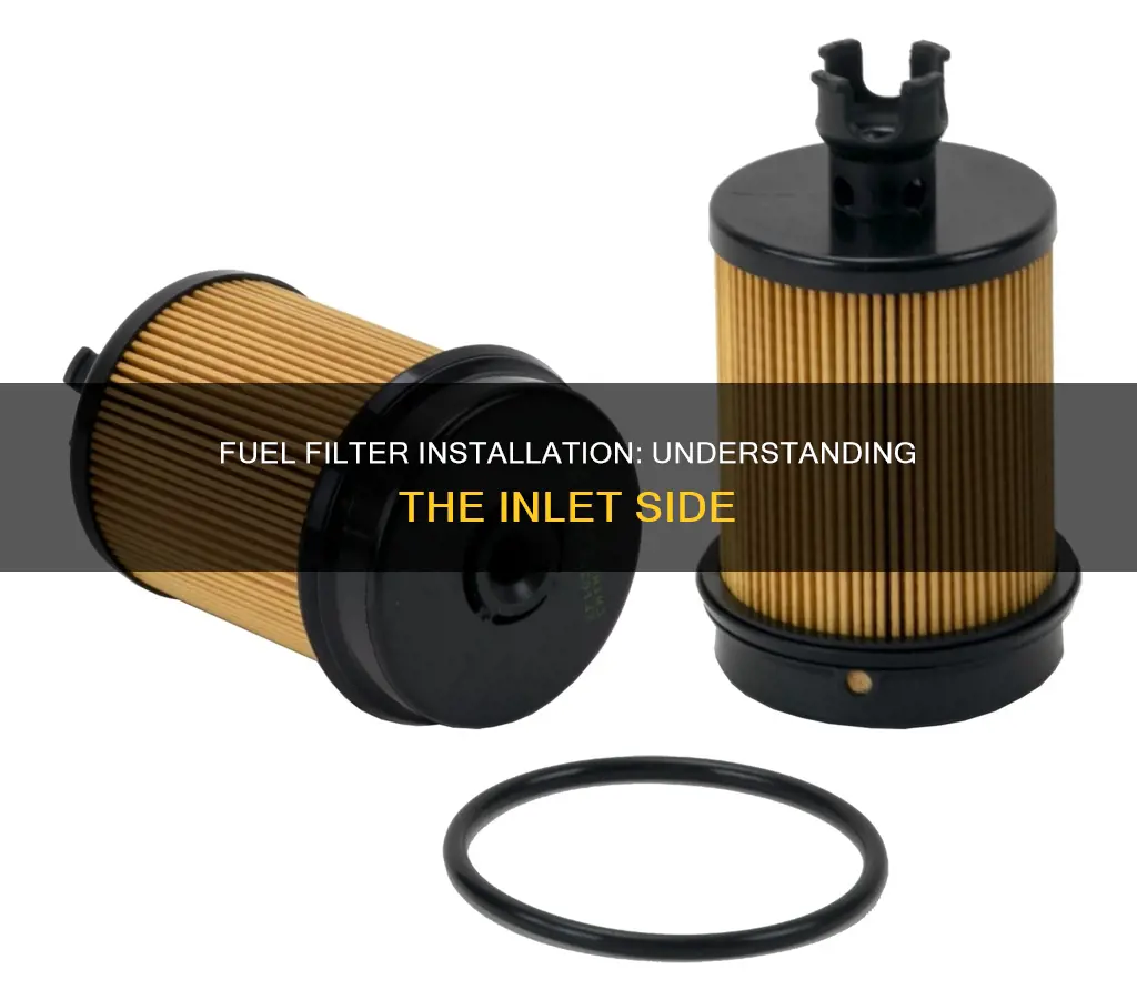 which is the inlet side of a wix fuel filter