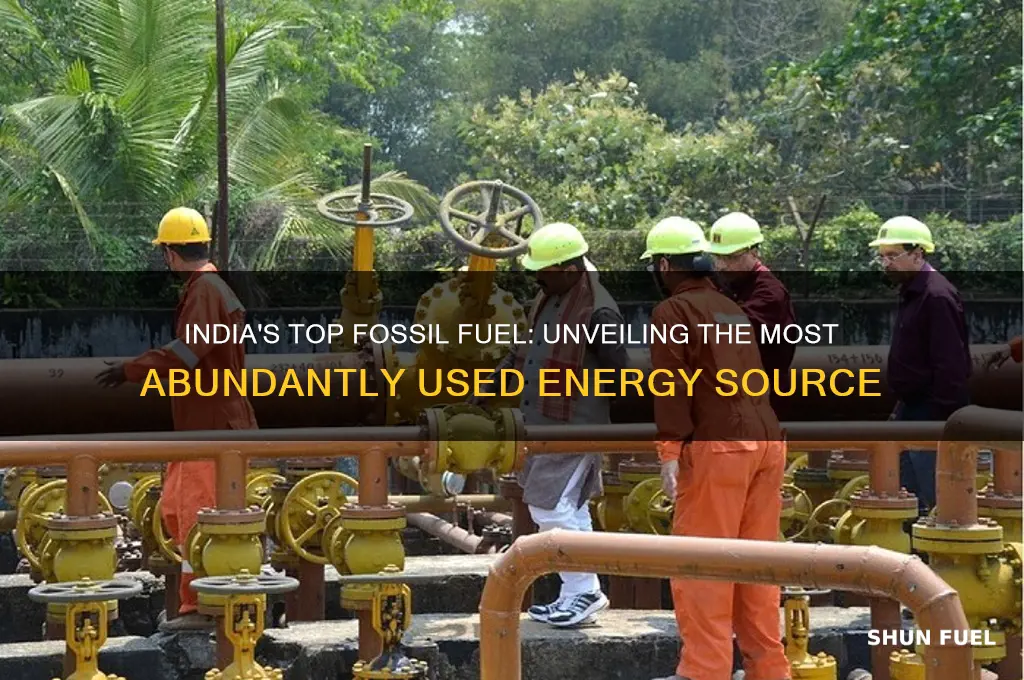 which is the most abundantly used fossil fuel in india