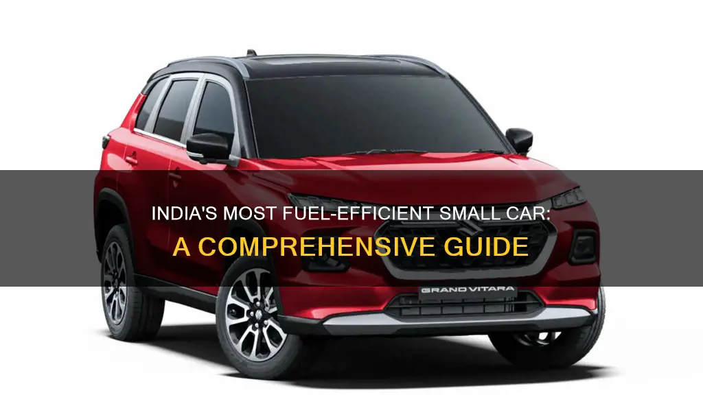 which is the most fuel efficient small car in india