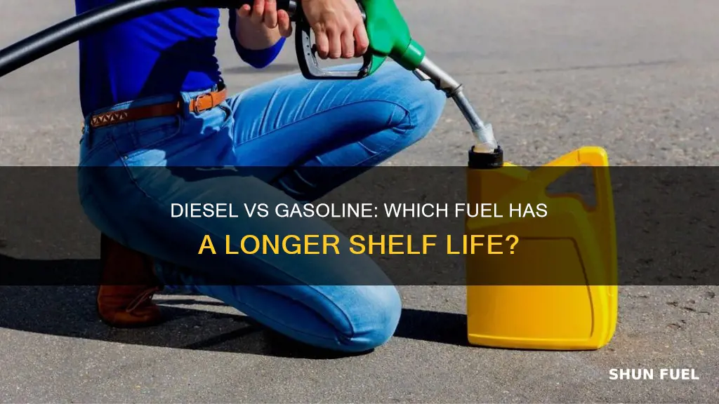 which lasts longer diesel fuel or gasoline
