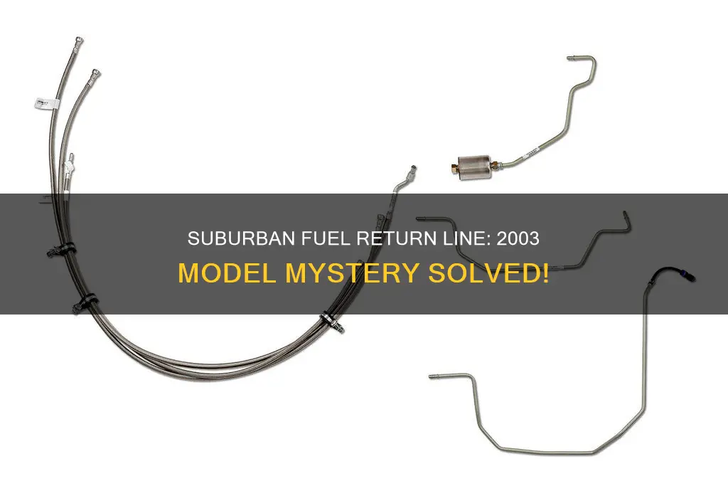 which line is return fuel 2003 suburban