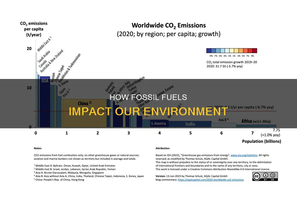 which of the following happens when fossil fuels are burned