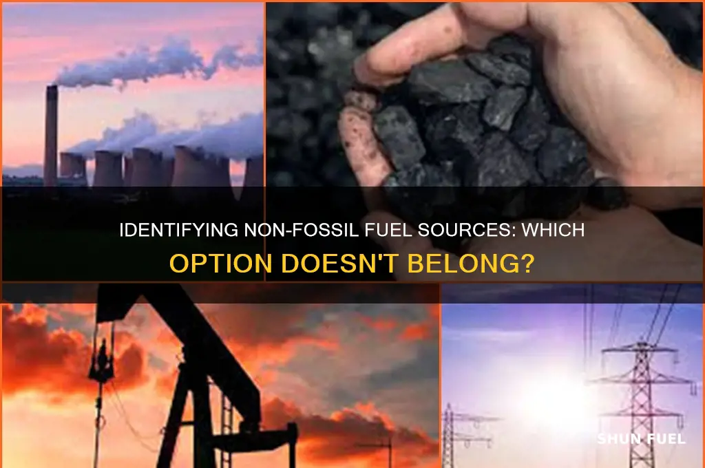 which of the following is not a fossil fuel sol