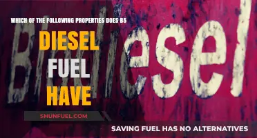 Key Properties of B5 Diesel Fuel
