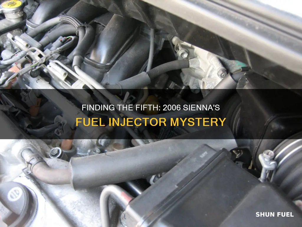 which one is the 5th fuel injector in 2006 sienna