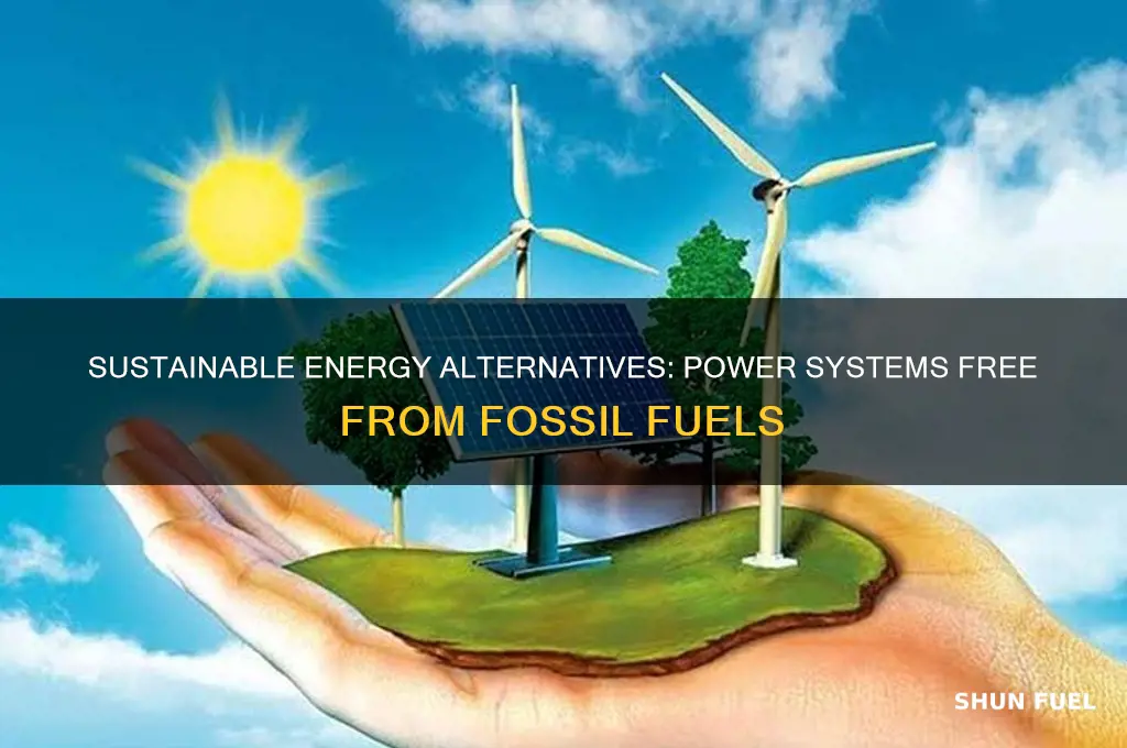 which power system does not need fossil fuels