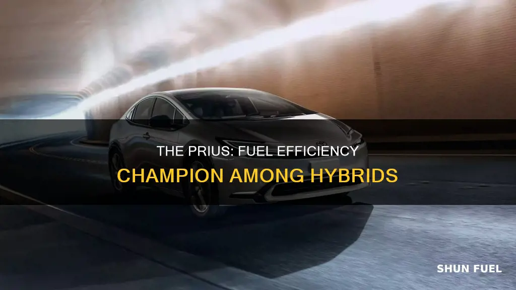 which prius is most fuel efficient car