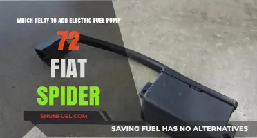 Choosing the Right Relay for Your 1972 Fiat Spider's Electric Fuel Pump Upgrade