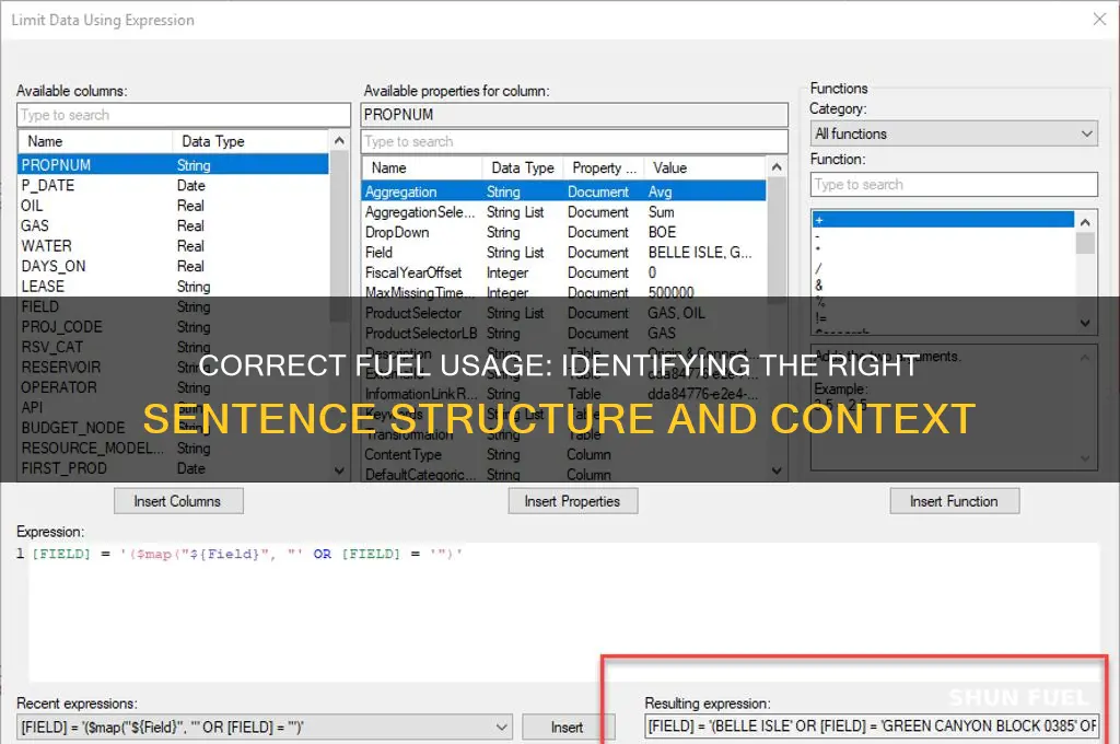 which sentence uses the word fuel correctly