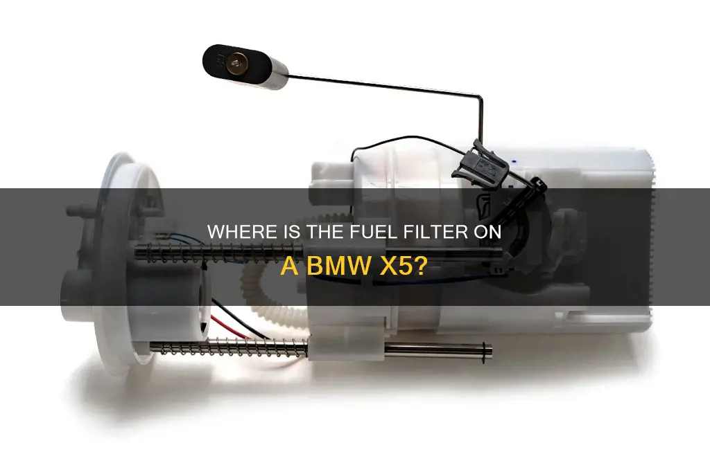 which side of car is e70 fuel filter on