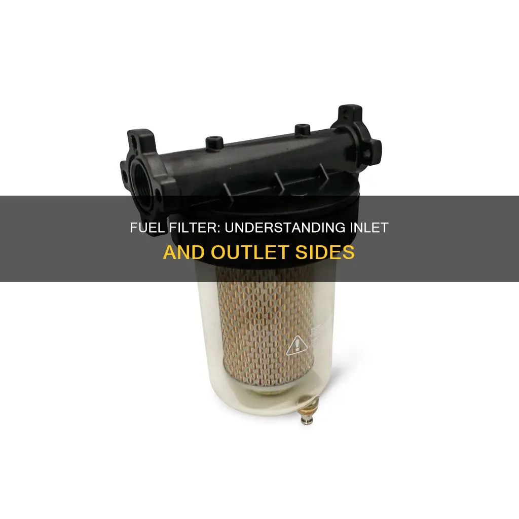 which side of fuel filter is inlet and outler