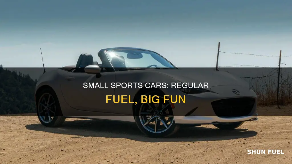 which small sports car use regular fuel