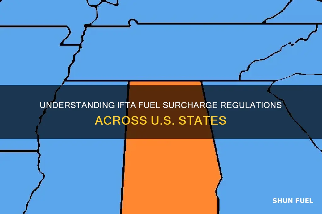 which states fuel surcharge ifta