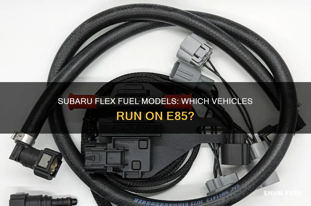 which subarus are flex fuel