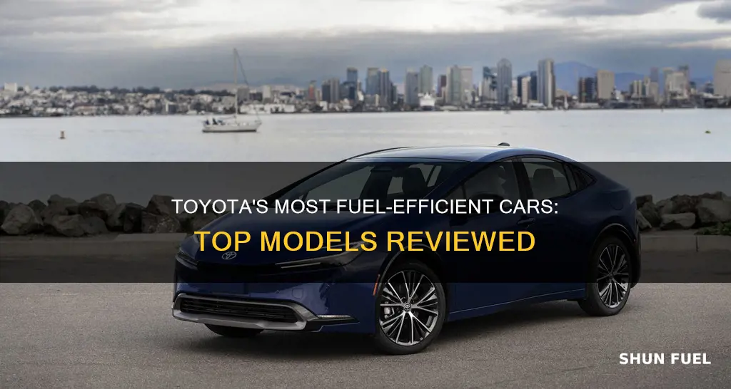which toyota car has the best fuel economy