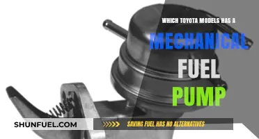 Toyota Models Equipped with Mechanical Fuel Pumps: A Comprehensive Guide