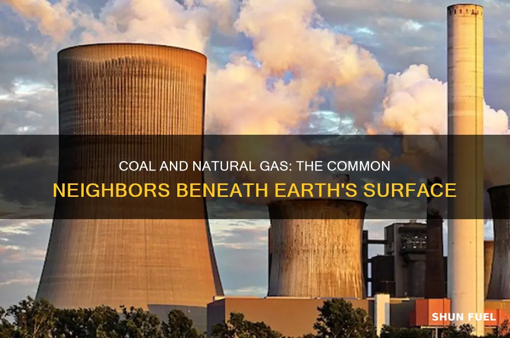 which two fossil fuels are usually found near each other