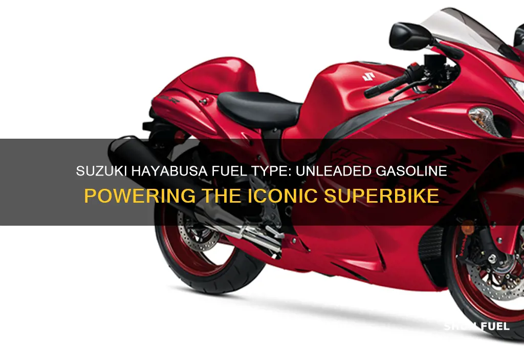 which type of fuel used in suzuki hayabusa