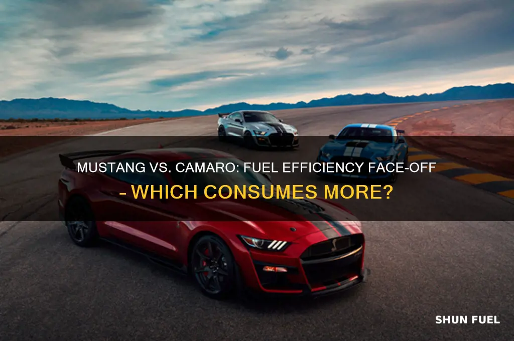 which uses more fuel a mustang or camaro