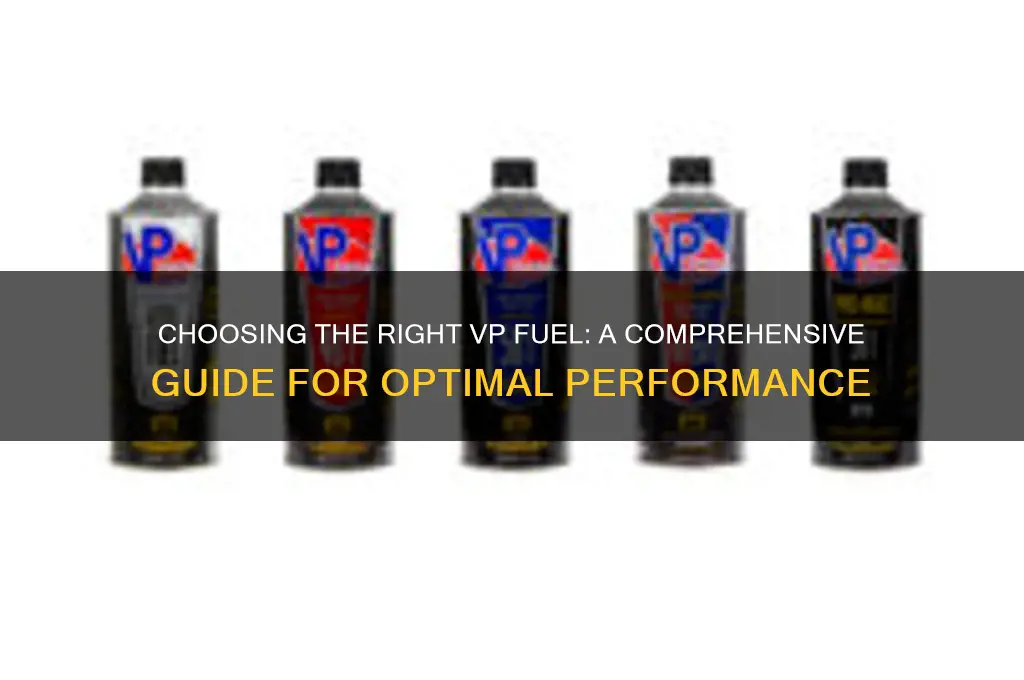 which vp fuel to use