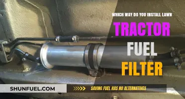 Fuel Filter Installation: Lawn Tractor Maintenance 101