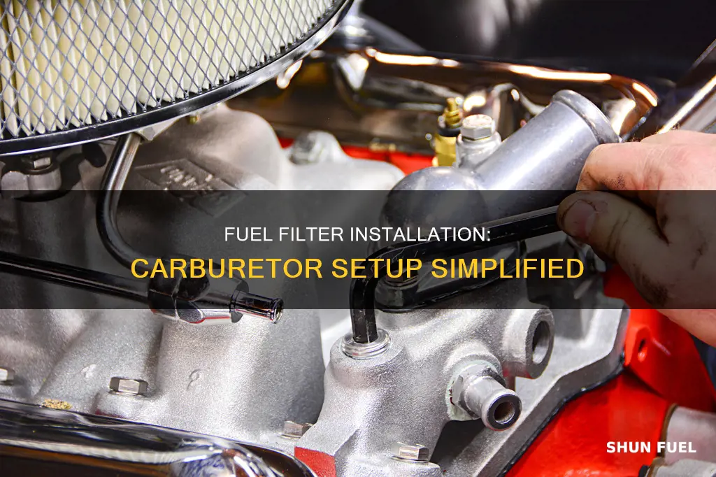 which way fuel filter sbc carburetor