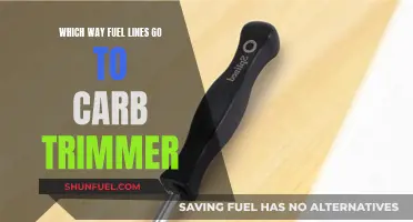 Fuel Line Setup: Trimmer Carb Configuration