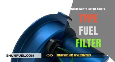 Screen Type Fuel Filter: Installation Methods Explored