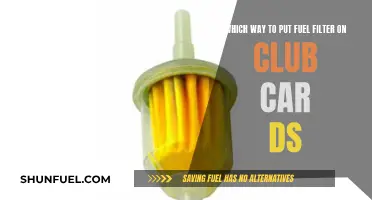 Fuel Filter Installation Guide for Club Car DS Models