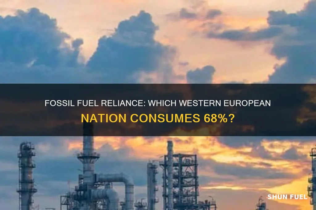 which western european country uses 68 of fossil fuels