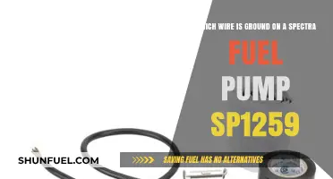 Identifying the Ground Wire on Spectra Fuel Pump SP1259: A Guide