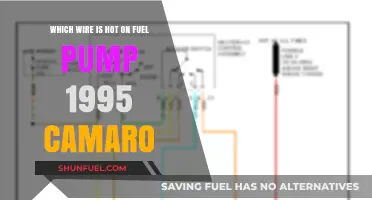 Identifying the Hot Wire on a 1995 Camaro Fuel Pump