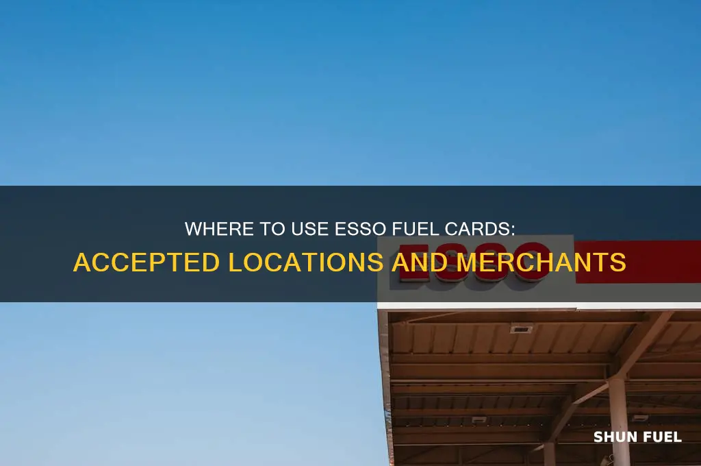 who accepts esso fuel cards