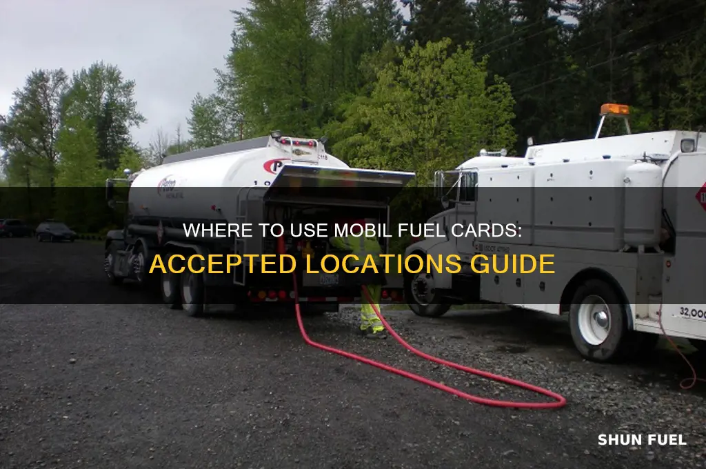 who accepts mobil fuel cards