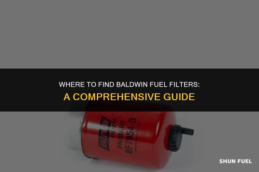 who carries baldwin fuel filters