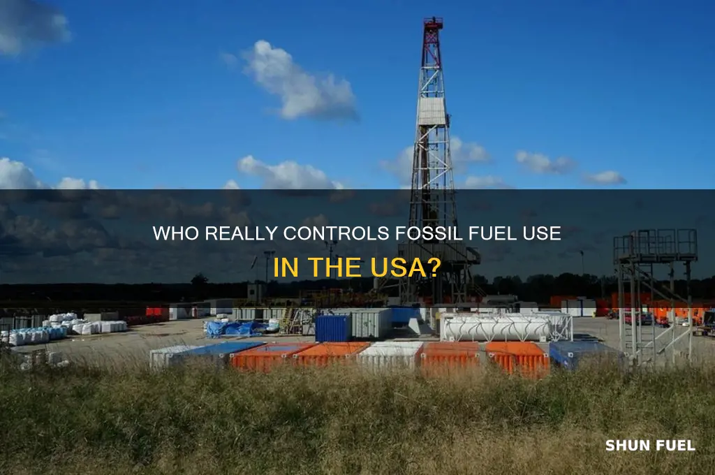 who controls fossil fuel use in usa