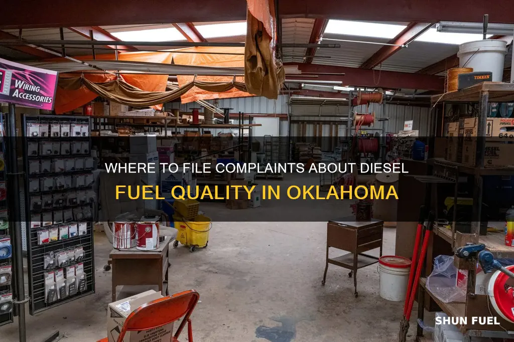 who do i complain to about diesel fuel quality oklahoma