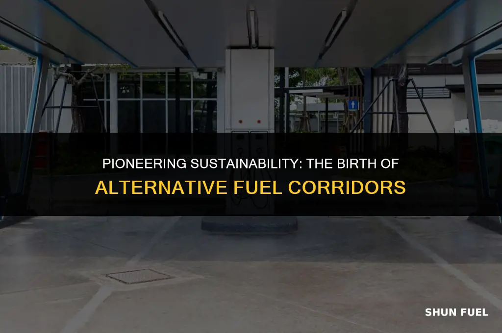 who established alternative fuel corridor