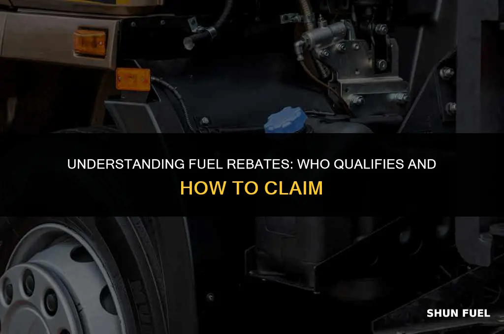 who gets the fuel rebate
