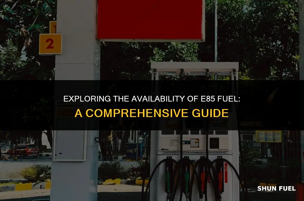 who has e85 fuel